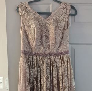 Azazie Julianne in Dusty Rose